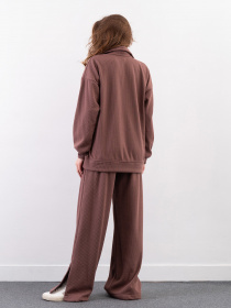 Костюм ISSA Plus модель 14321_коричневый Фото