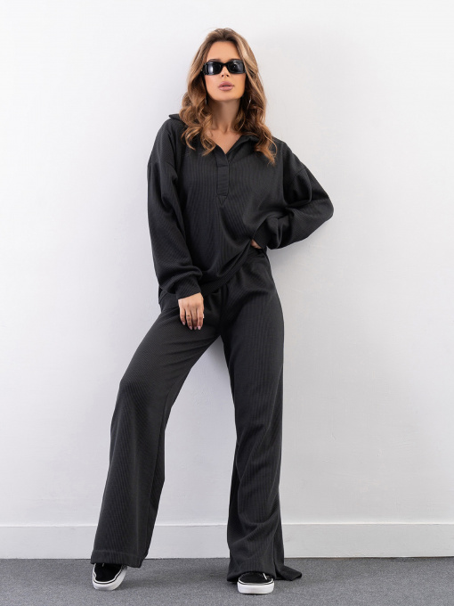 Повседневный костюм ISSA Plus модель 14321_серый Фото