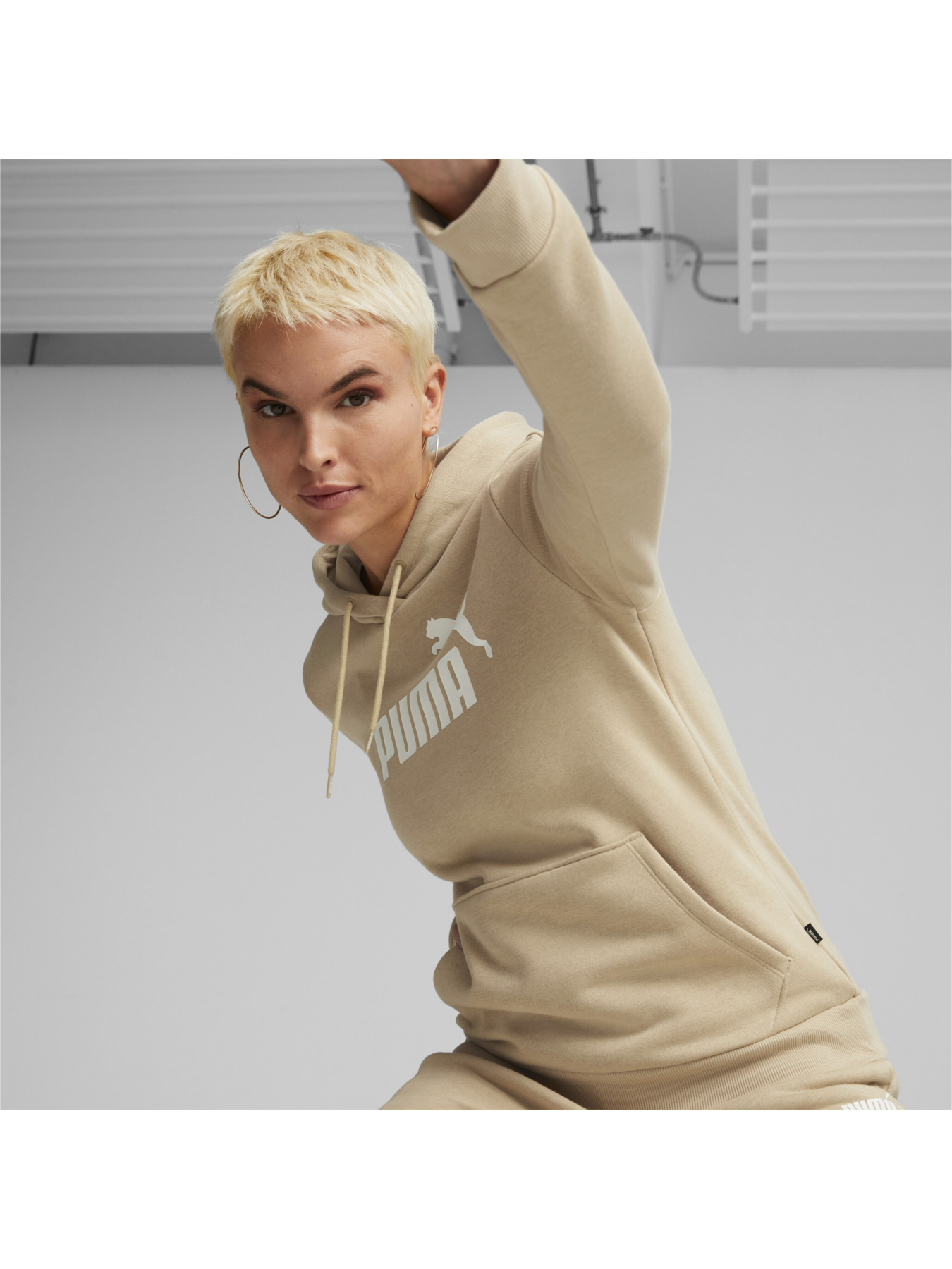 Худи PUMA Ess Logo Hoodie Fl модель 586789 Фото