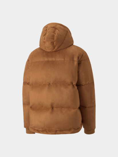 Демисезонная куртка PUMA Mmq Faux Leather Down Jacket модель 535786 — фото - INTERTOP