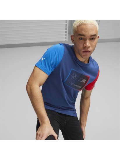 Футболка спортивна PUMA Bmw Mms Logo Tee + модель 621298 — фото 3 - INTERTOP