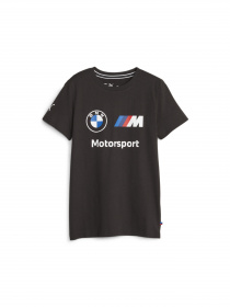 Футболка спортивная PUMA Bmw Mms Kids Ess Logo Tee модель 621264 Фото