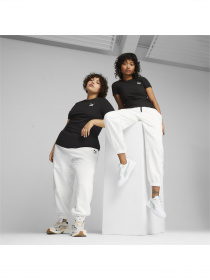 Футболка PUMA Classics Ribbed Slim Tee модель 621382 Фото