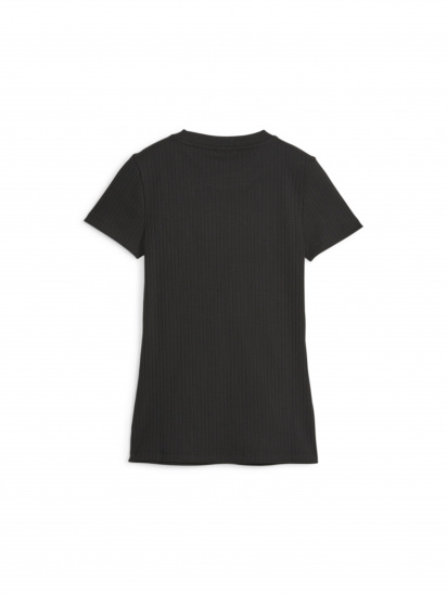 Футболка PUMA Classics Ribbed Slim Tee модель 621382 — фото - INTERTOP
