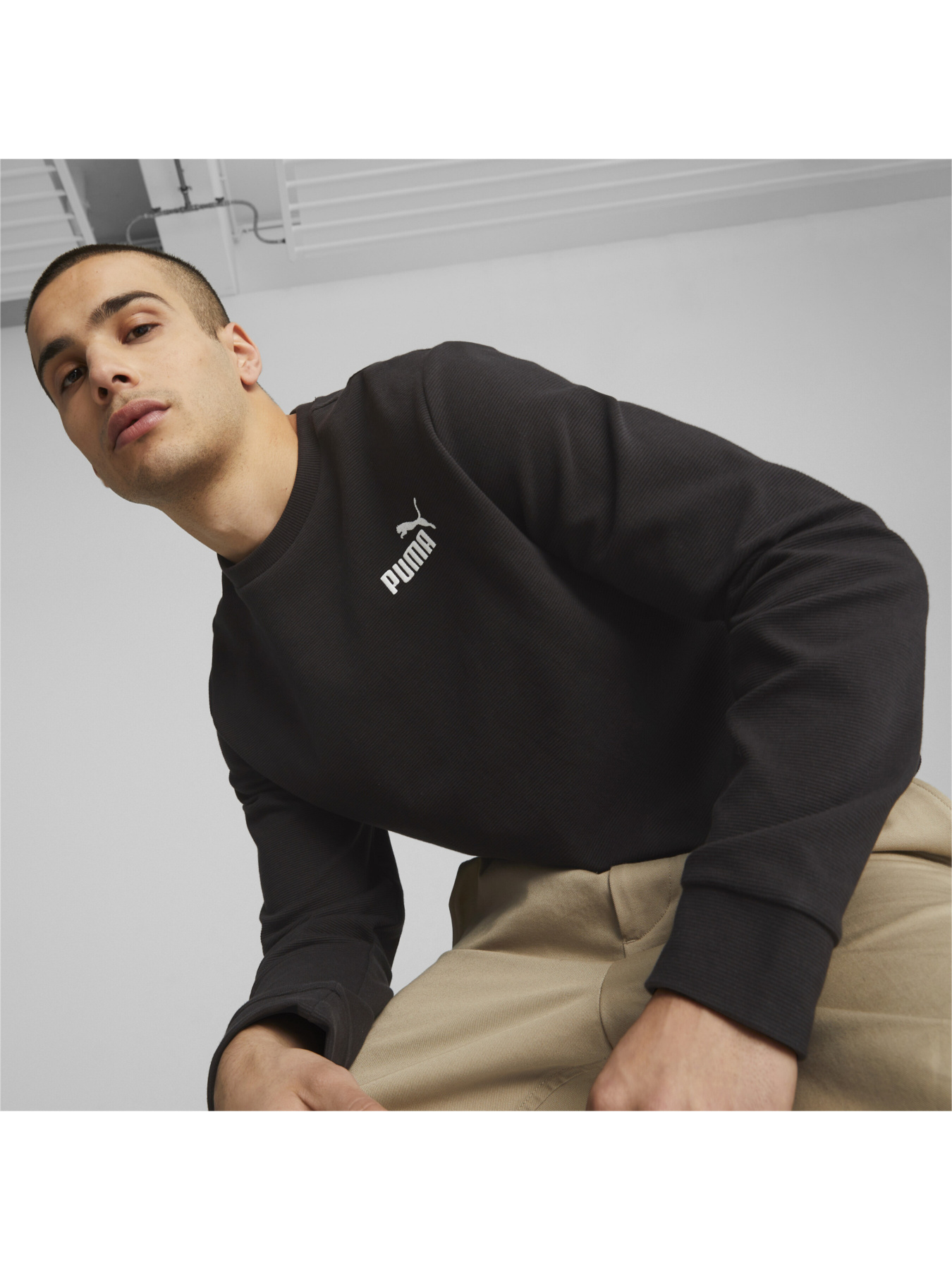 Свитшот PUMA Ess Elevated Crew модель 675974 Фото