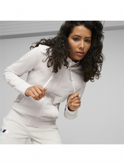 Кофта спортивна PUMA Bmw Mms Wmn Hdd Sweat Jacket модель 621361 — фото 3 - INTERTOP