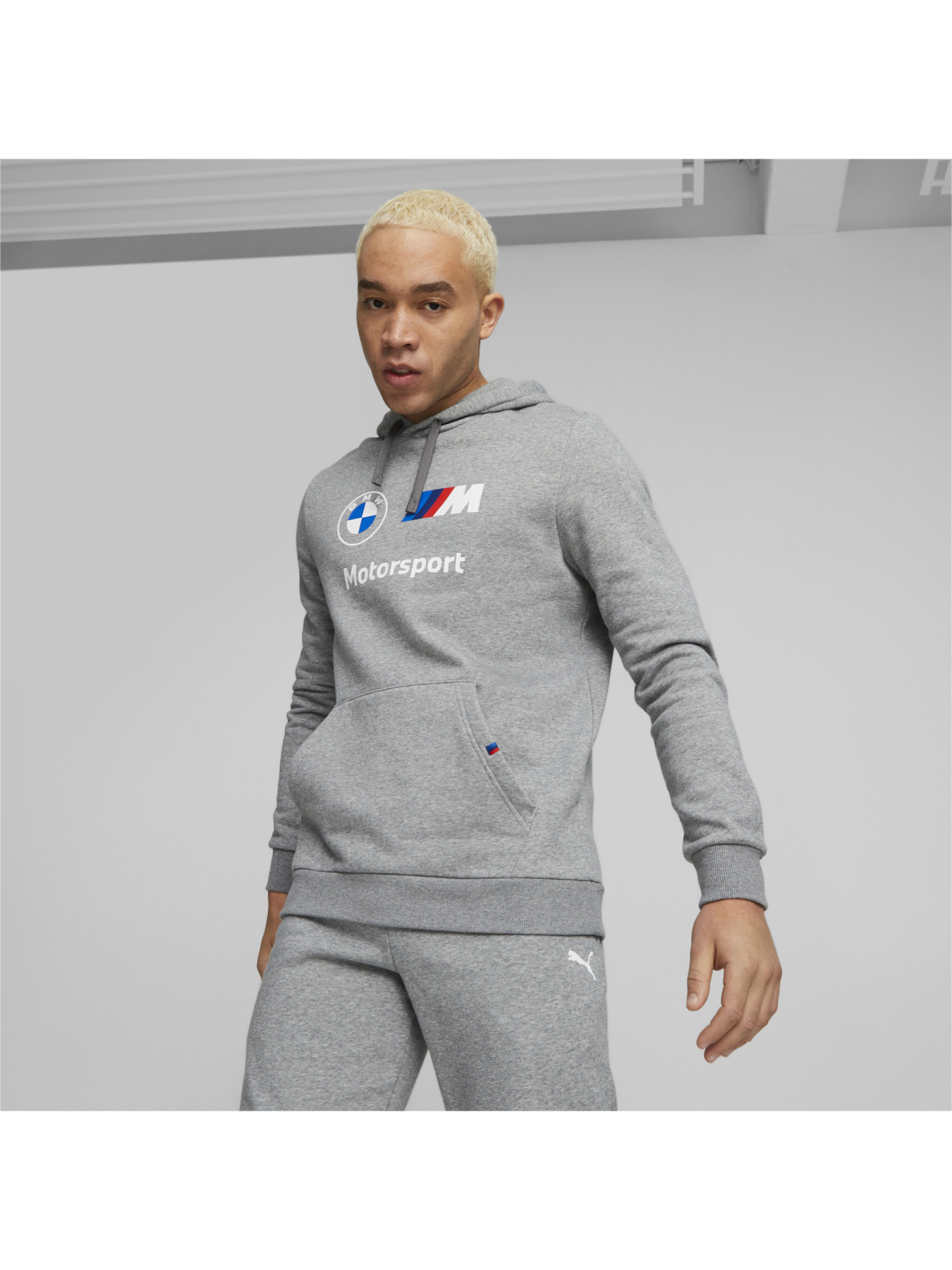 Худи PUMA Bmw Mms Ess Hoodie Fleece модель 621301 Фото