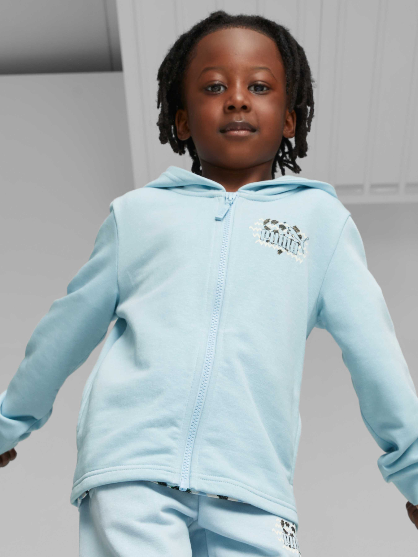 Кофта спортивная PUMA Ess Mix Mtch Full-zip Hoodie модель 676831 Фото