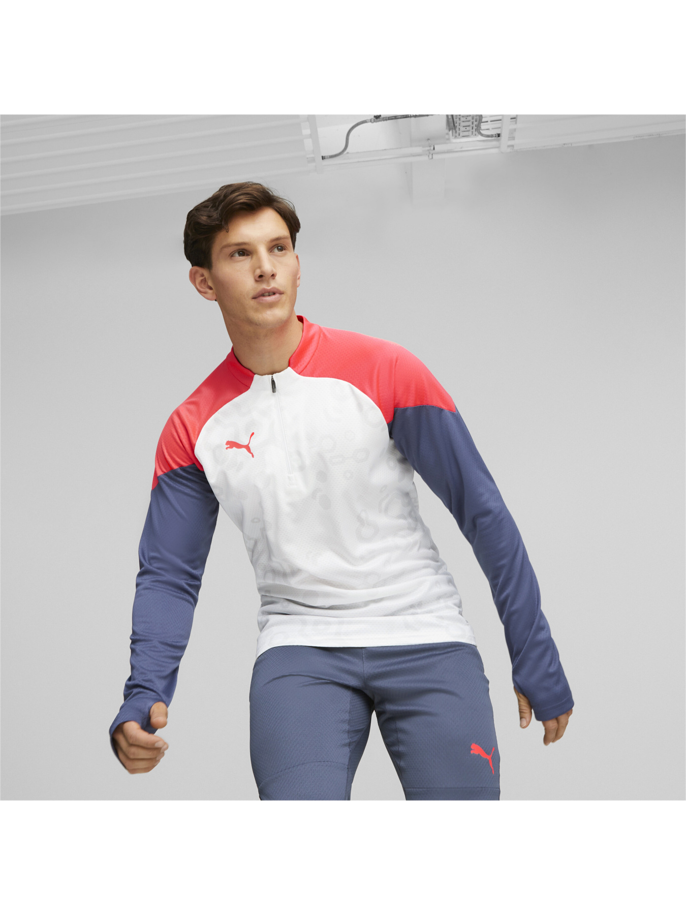Спортивна кофта PUMA Individualcup 1/4 Zip Top модель 658483 Фото