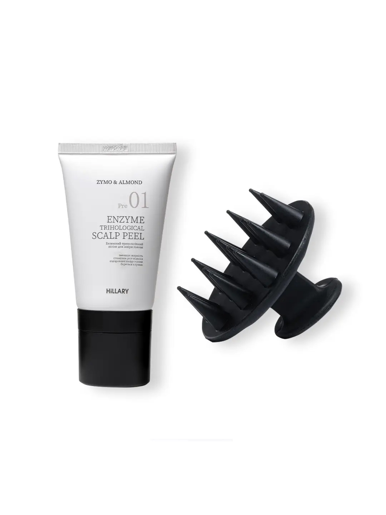 Пилинг для кожи головы + Щетка массажная Hillary модель K-11-375 Фото