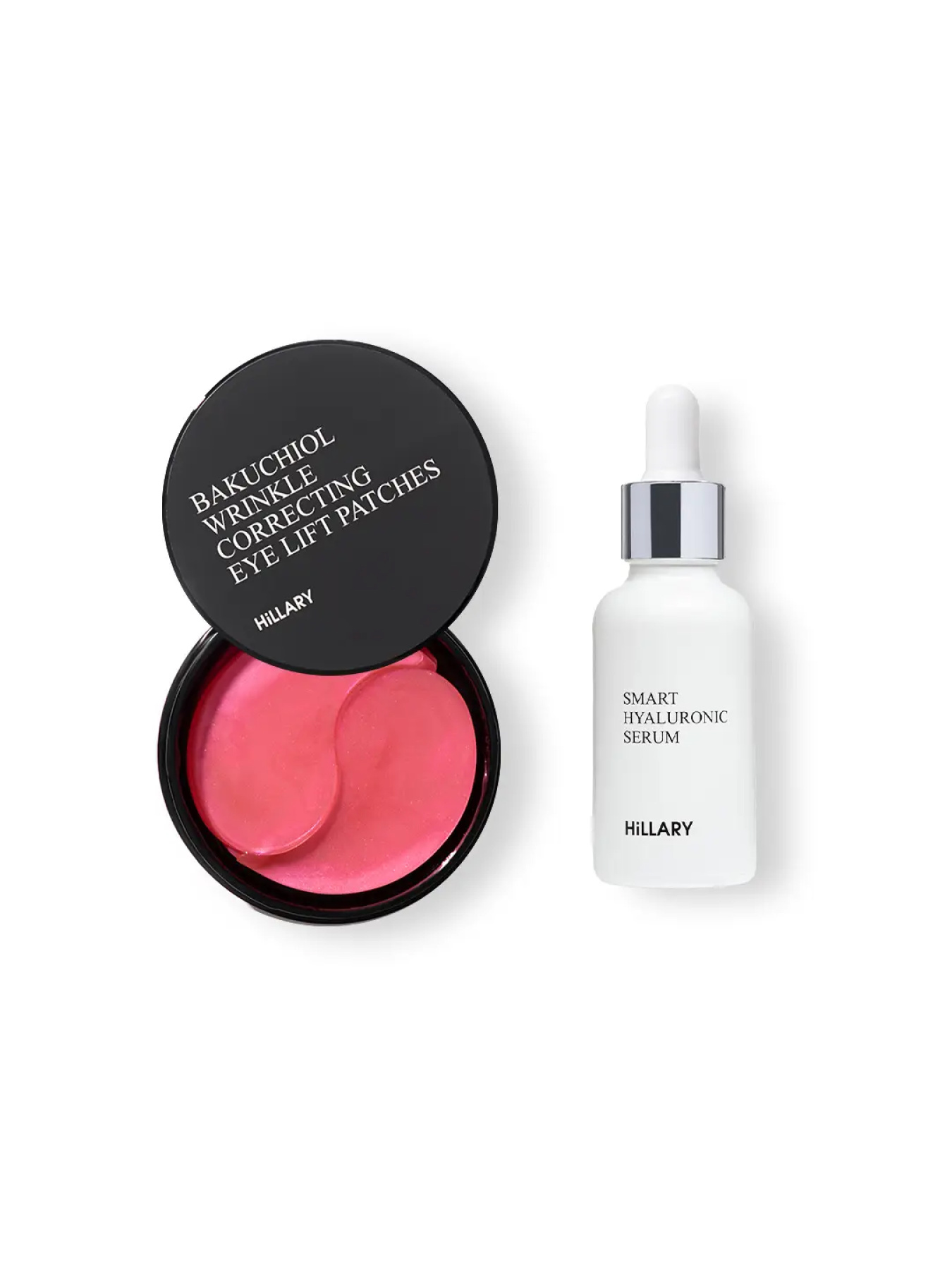 Набір (Розгладжувальні патчі + Гіалуронова сироватка Smart) Hillary модель K-11-385 Фото