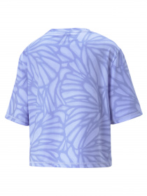 Футболка спортивная PUMA Train Favorite Aop Crop Tee модель 523215 Фото