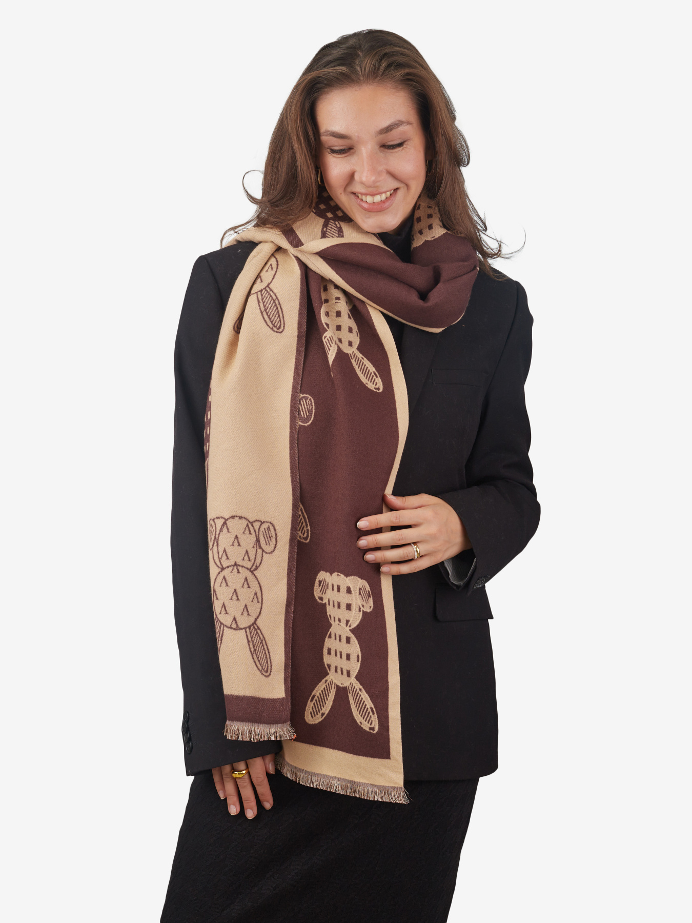 Шарф Regina Notte модель 4000000213231 Шарф Regina Notte модель 4000000213231 Фото