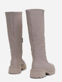 Сапоги ISSA Plus модель OB2-373_бежевый Фото