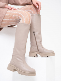 Чоботи ISSA Plus модель OB2-373_бежевый Фото