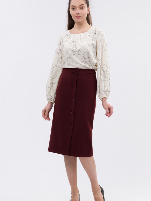 Юбка миди CAT ORANGE модель 6260 Фото