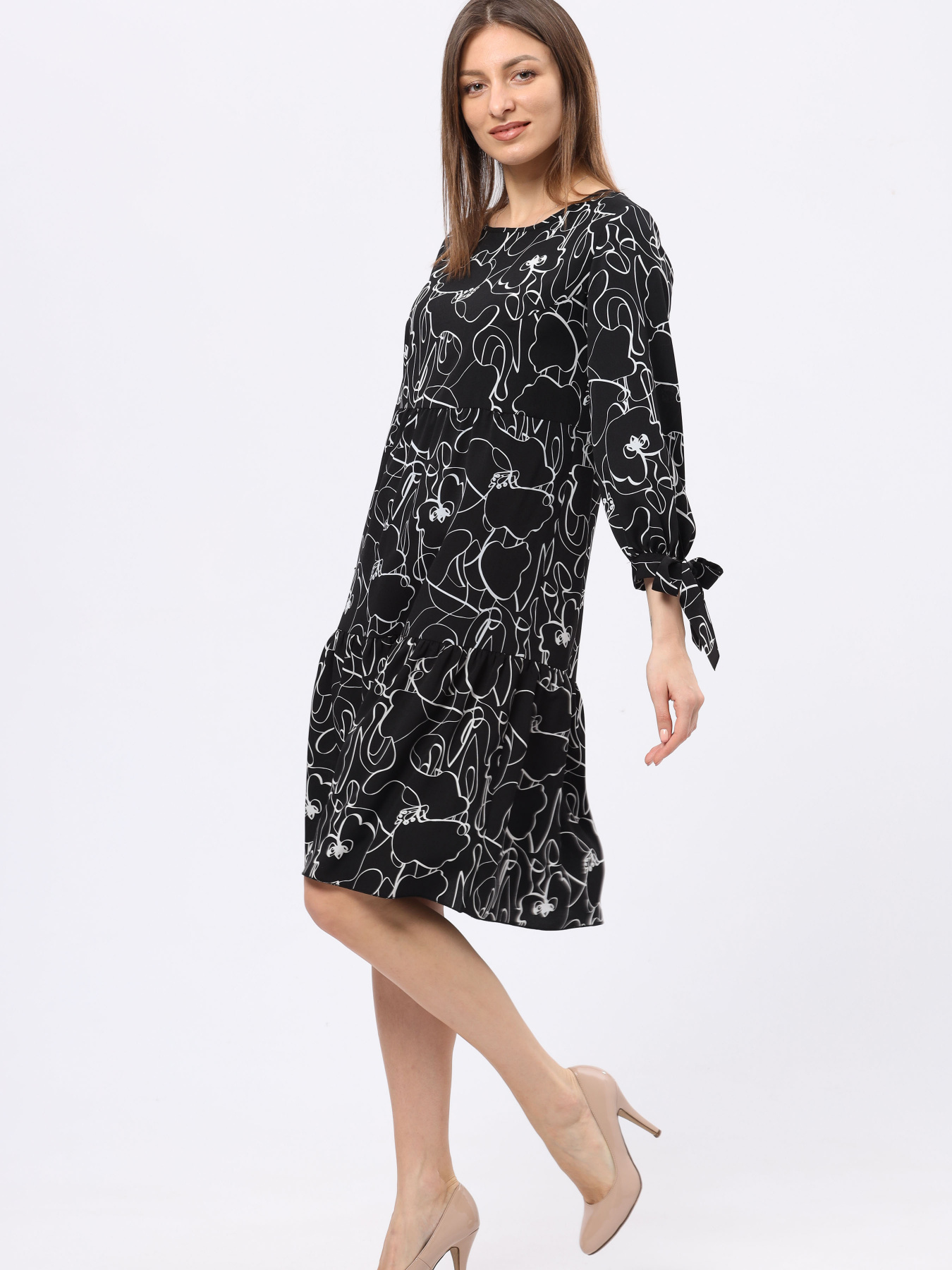 Платье миди CAT ORANGE модель 5716 Фото