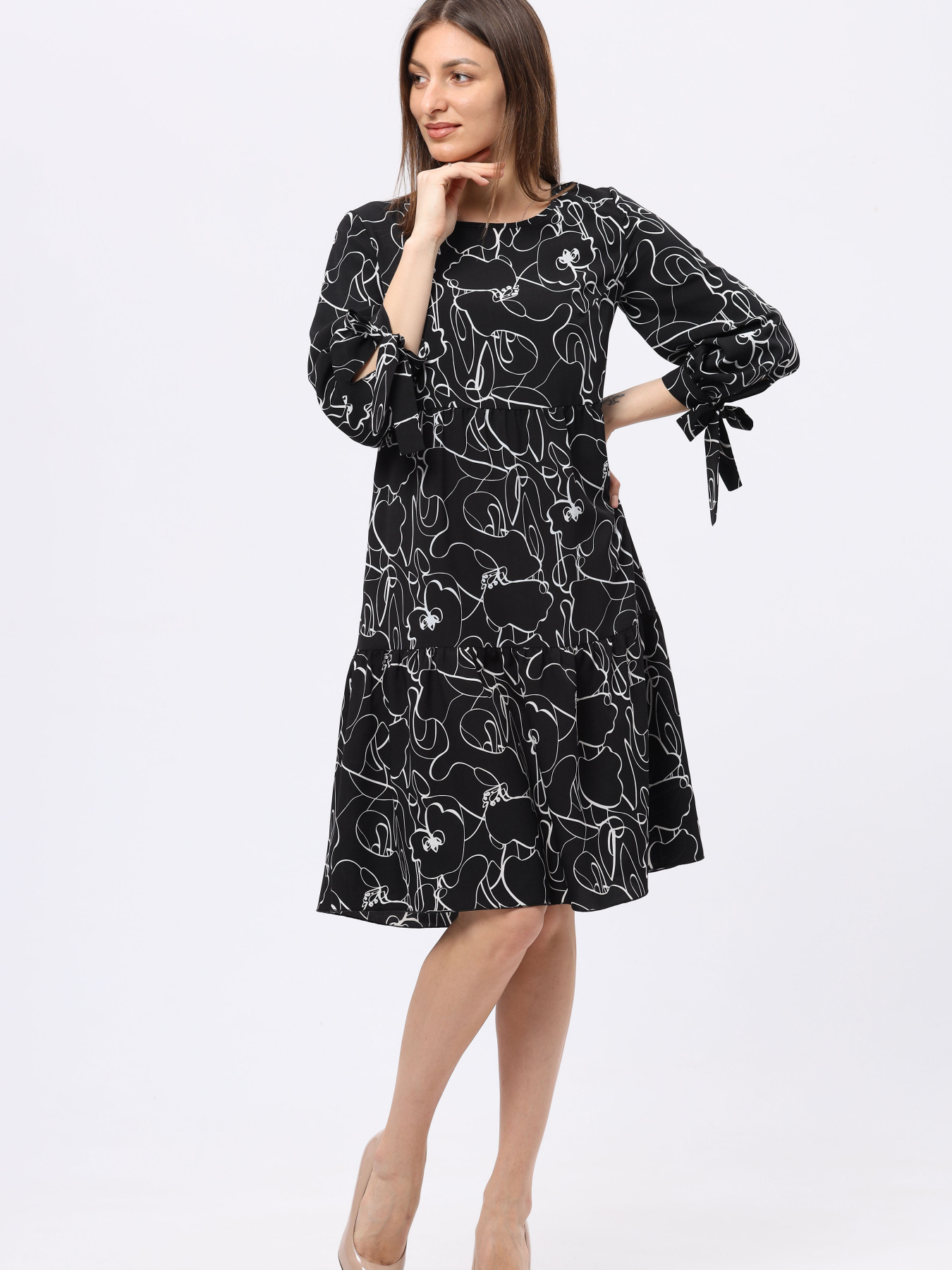 Платье миди CAT ORANGE модель 5716 Фото