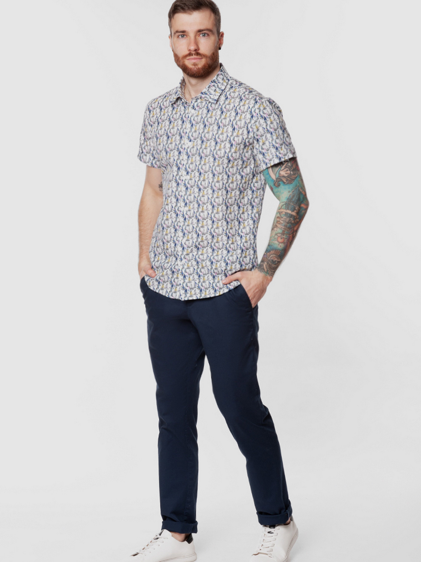 Сорочка повсякденна Arber модель AN04.14.20 Фото