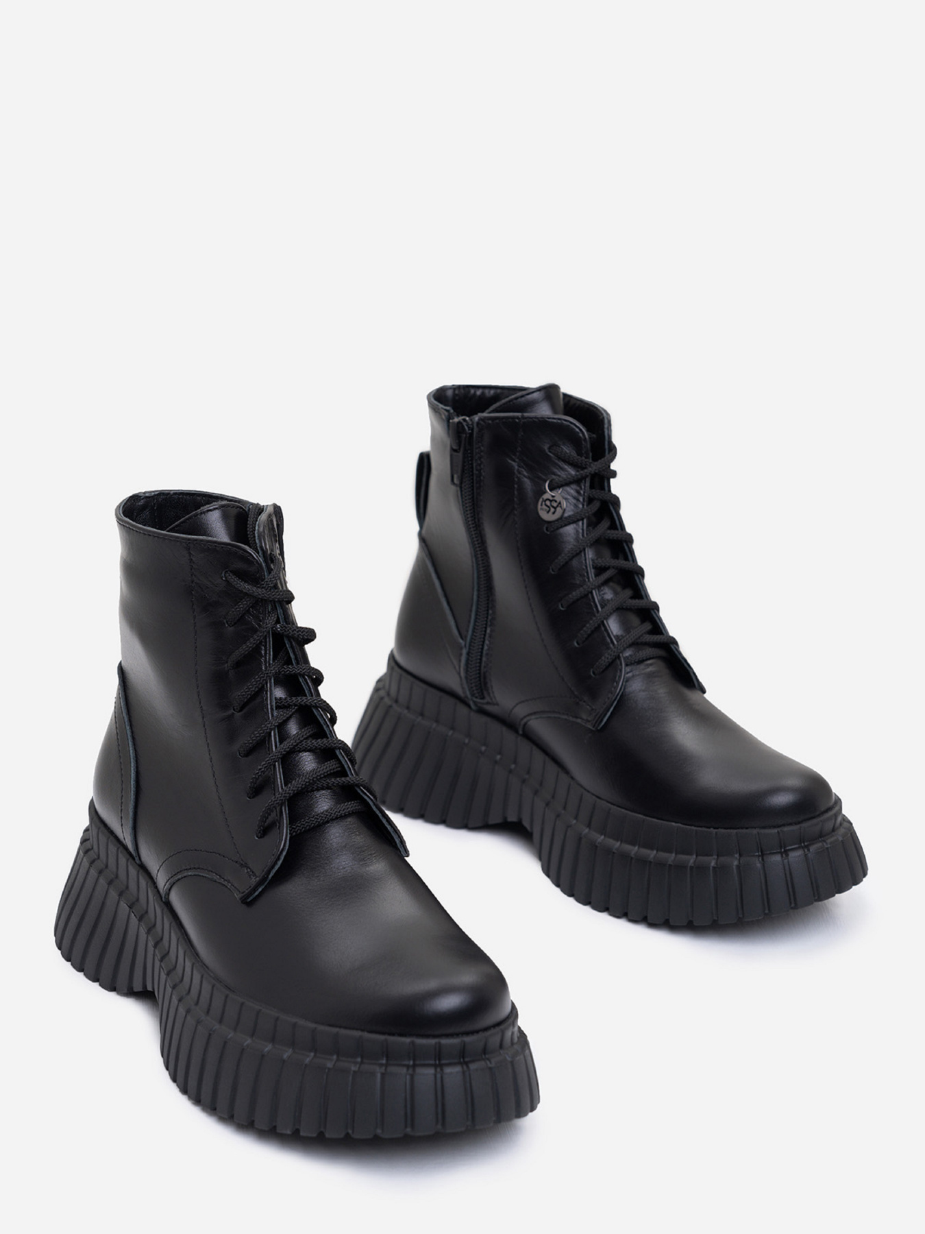 Ботинки ISSA Plus модель OB2-368_черный Фото