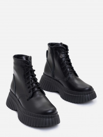 Ботинки ISSA Plus модель OB2-368_черный Фото