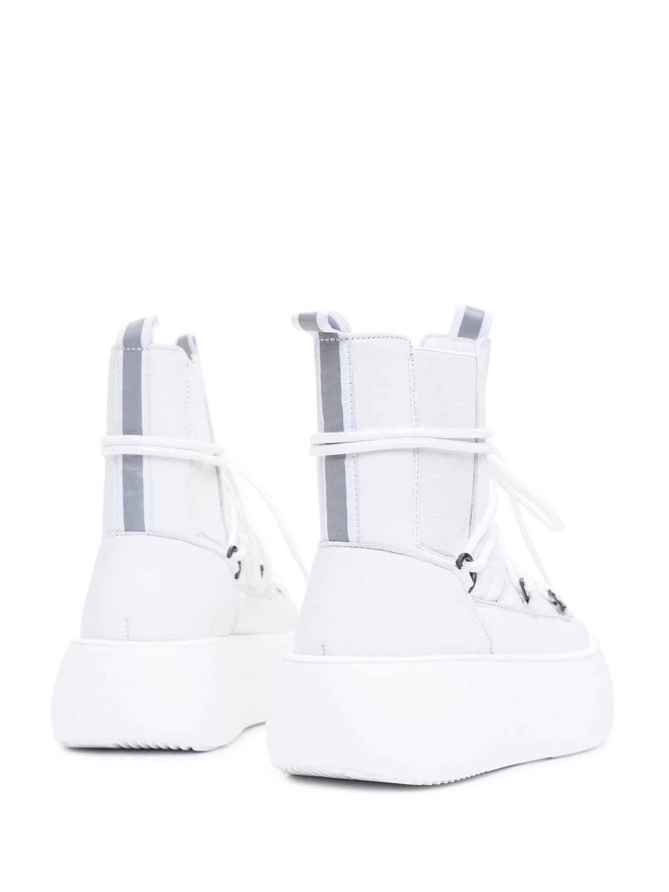 Чоботи дутики ISSA Plus модель OB2-389_белый Чоботи дутики ISSA Plus модель OB2-389_белый Фото