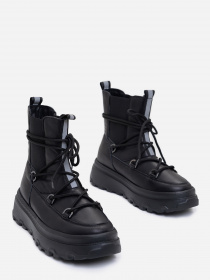 Сапоги дутики ISSA Plus модель OB2-390_черный Фото