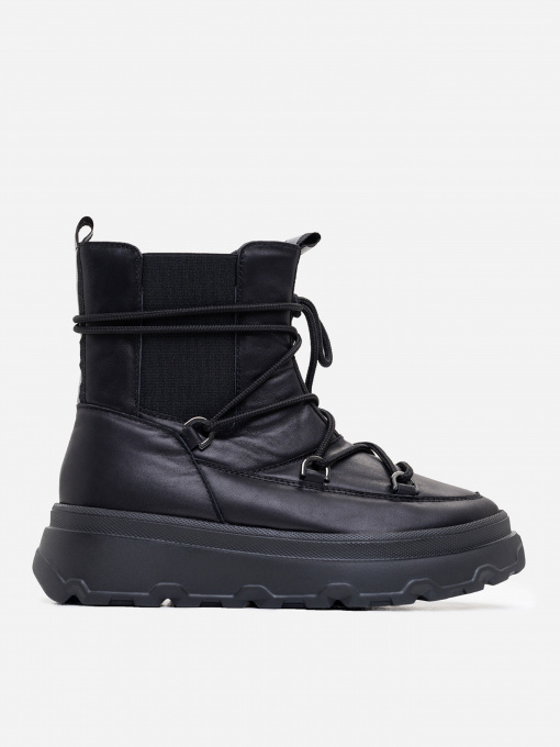 Сапоги дутики ISSA Plus модель OB2-390_черный Фото