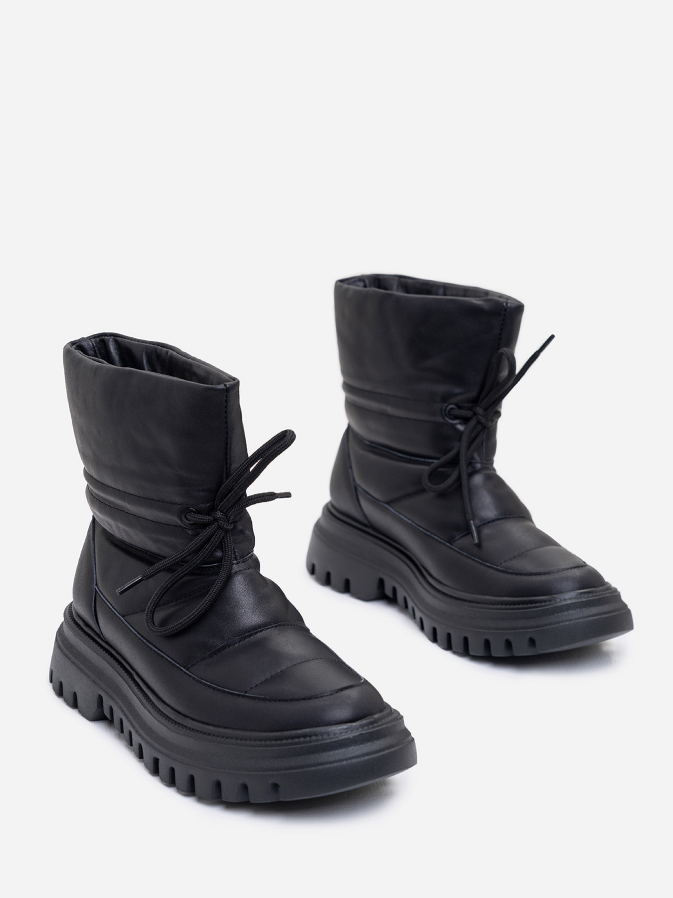 Сапоги дутики ISSA Plus модель OB2-394_черный Фото