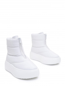 Сапоги дутики ISSA Plus модель OB2-396_белый Фото