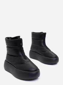 Чоботи дутики ISSA Plus модель OB2-396_черный Фото