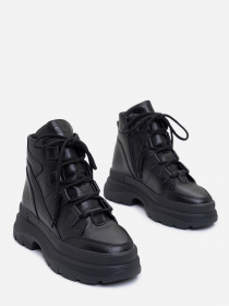 Ботинки ISSA Plus модель OB2-376_черный Фото