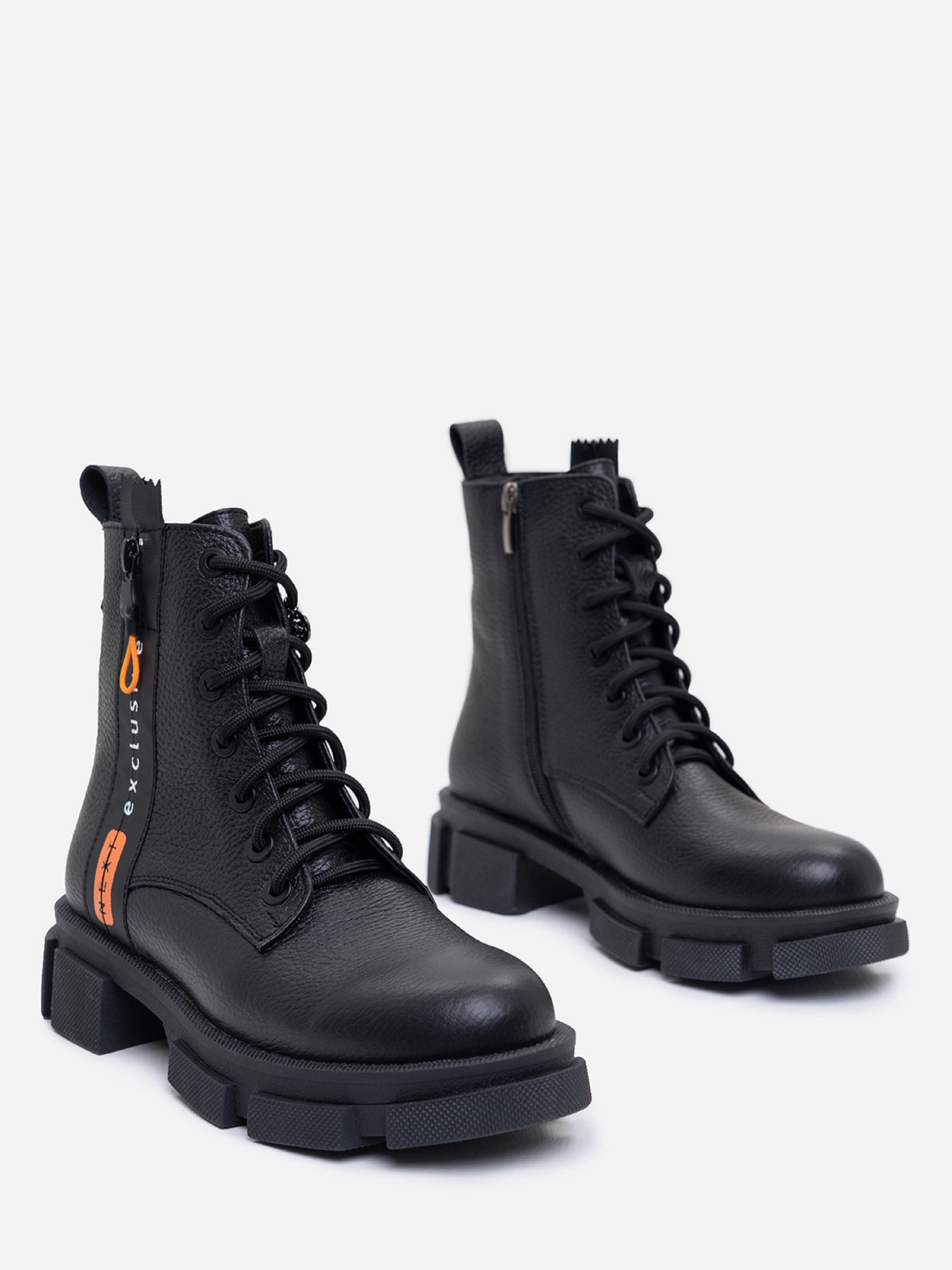 Ботинки ISSA Plus модель OB2-378_черный Фото