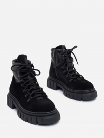 Ботинки ISSA Plus модель OB2-381_черный Фото