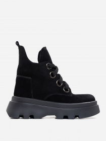 Ботинки ISSA Plus модель OB2-384_черный Фото