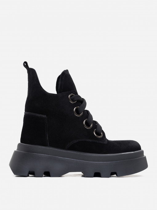 Ботинки ISSA Plus модель OB2-384_черный Фото