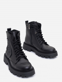 Ботинки ISSA Plus модель OB2-385_черный Фото