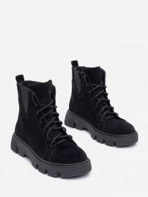 Ботинки ISSA Plus модель OB2-387_черный Фото