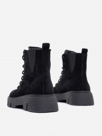 Ботинки ISSA Plus модель OB2-387_черный Фото