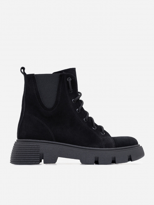 Ботинки ISSA Plus модель OB2-387_черный Фото