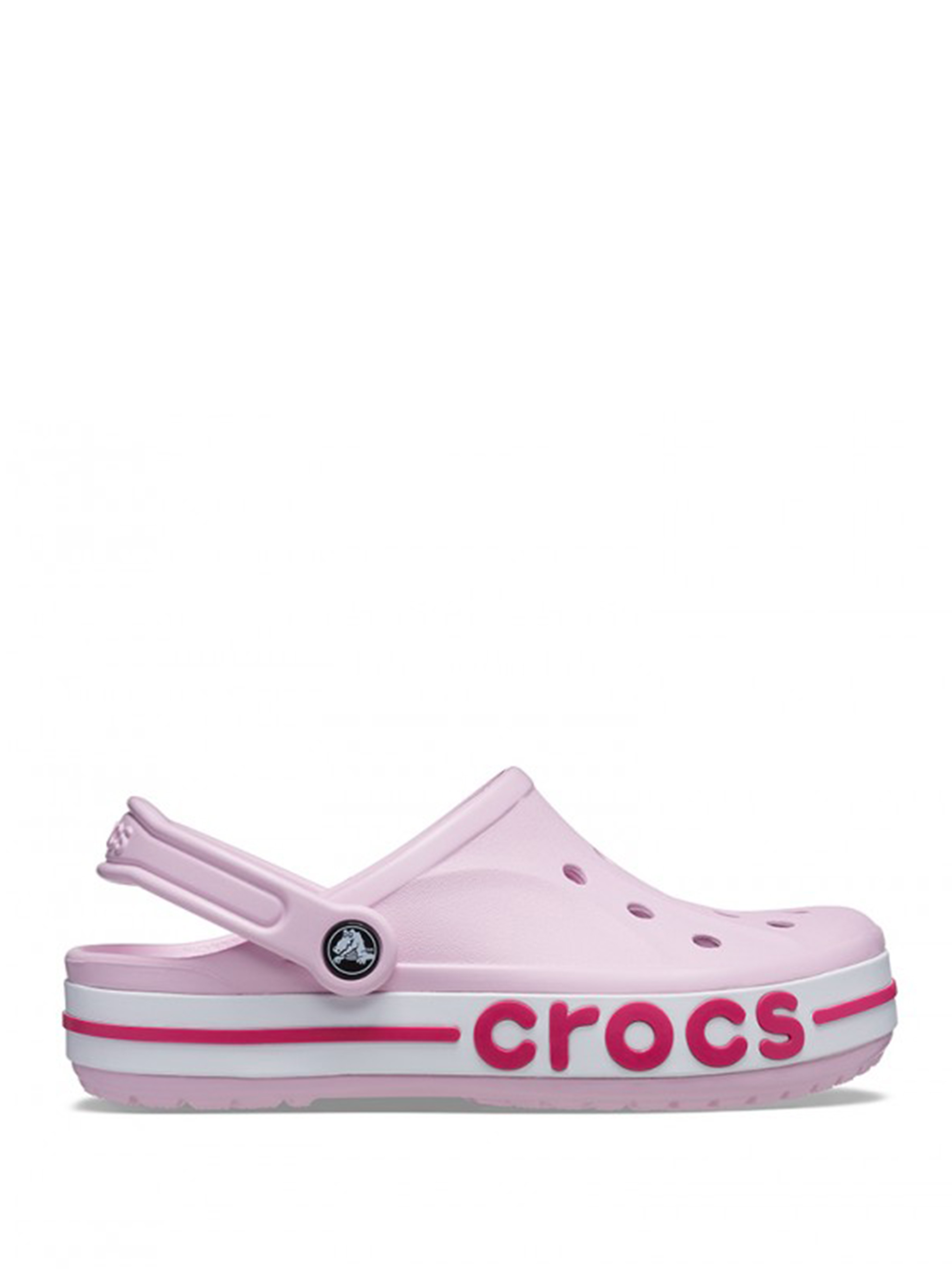 Жіноче Сабо Crocs  (205089BPK) колір світло-рожевий, матеріал синтетичний матеріал