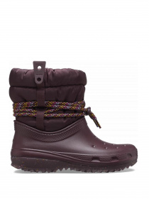 Сапоги дутики Crocs модель 207312DAR Фото