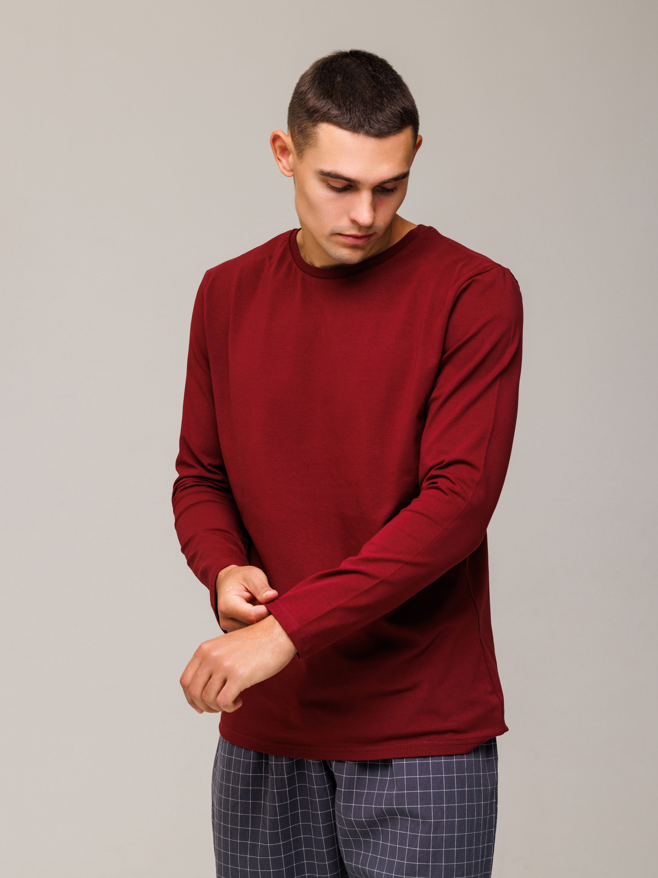 Лонгслив HANDY WEAR Cotton Basic модель 0643 Фото