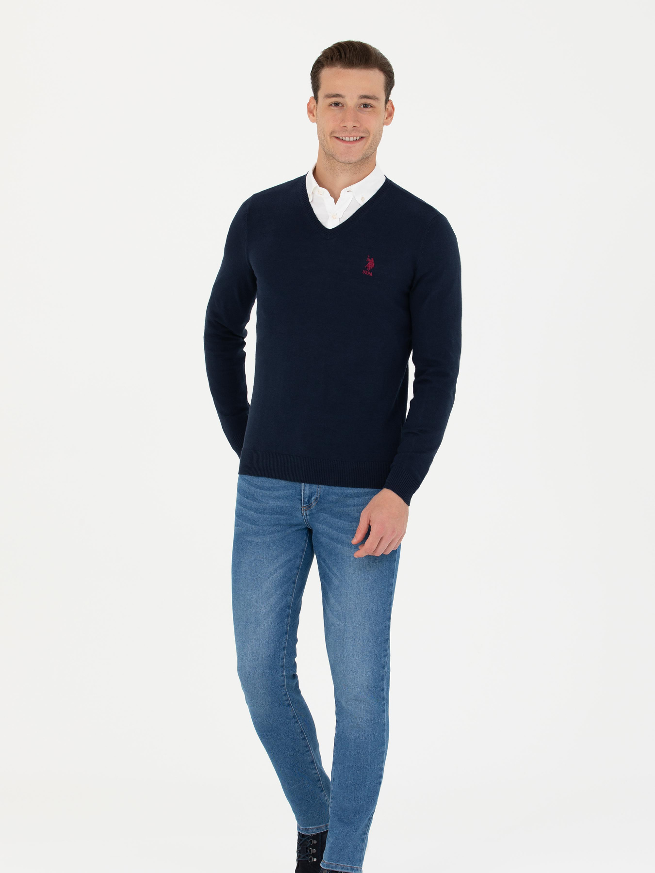 Джемпер US Polo модель G081GL0TK.000.1629650.VR033 Фото