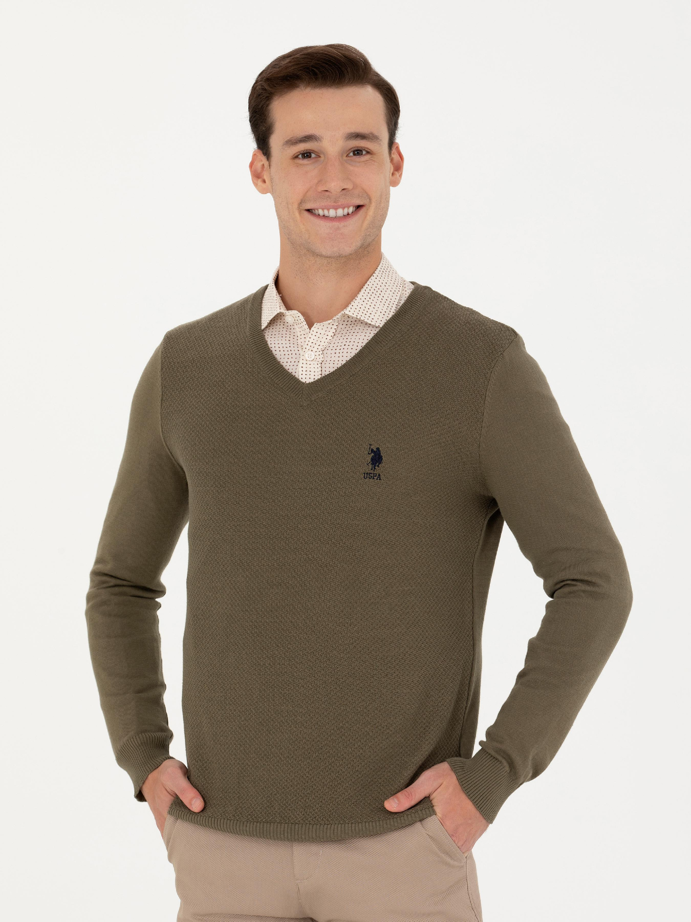 Джемпер US Polo модель G081SZ0TK.000.1629661.VR027 Фото