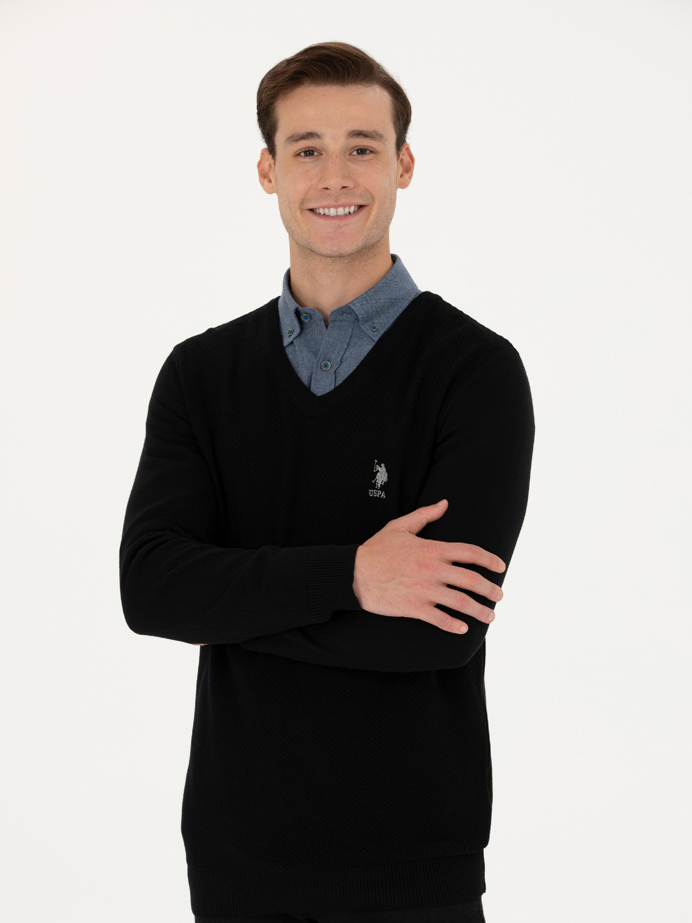 Джемпер US Polo модель G081SZ0TK.000.1629661.VR046 Фото