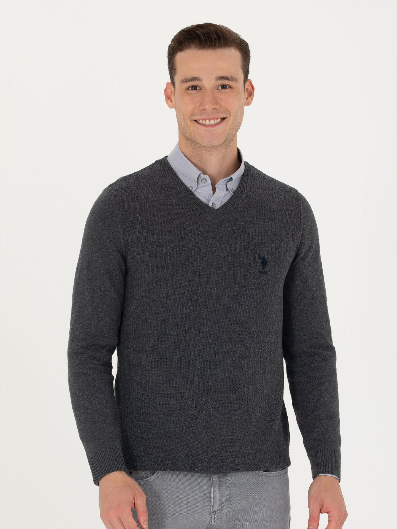 Джемпер US Polo модель G081SZ0TK.000.1629661.VR081 Фото