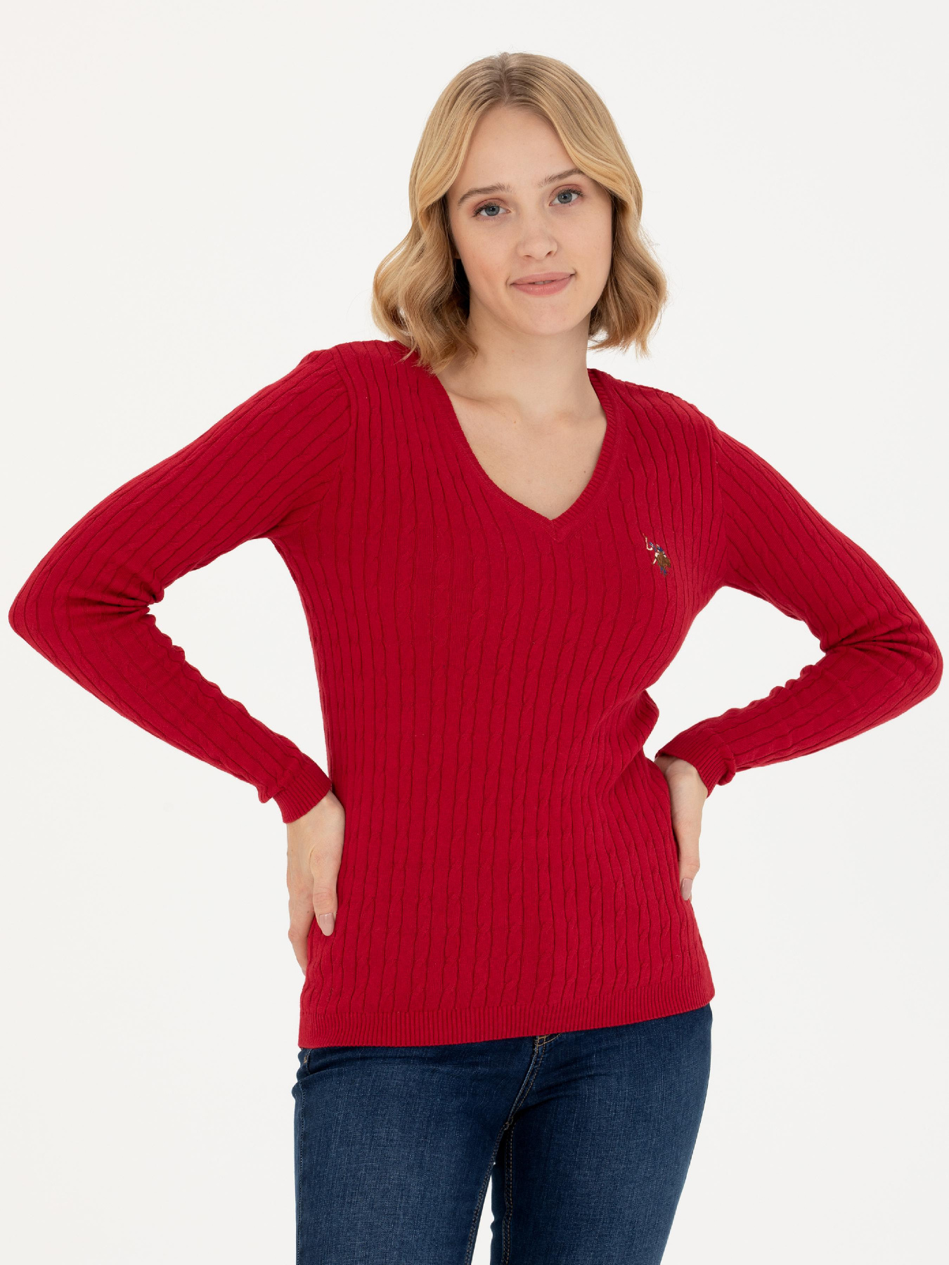 Джемпер US Polo модель G082SZ0TK.000.1629848.VR030 Фото