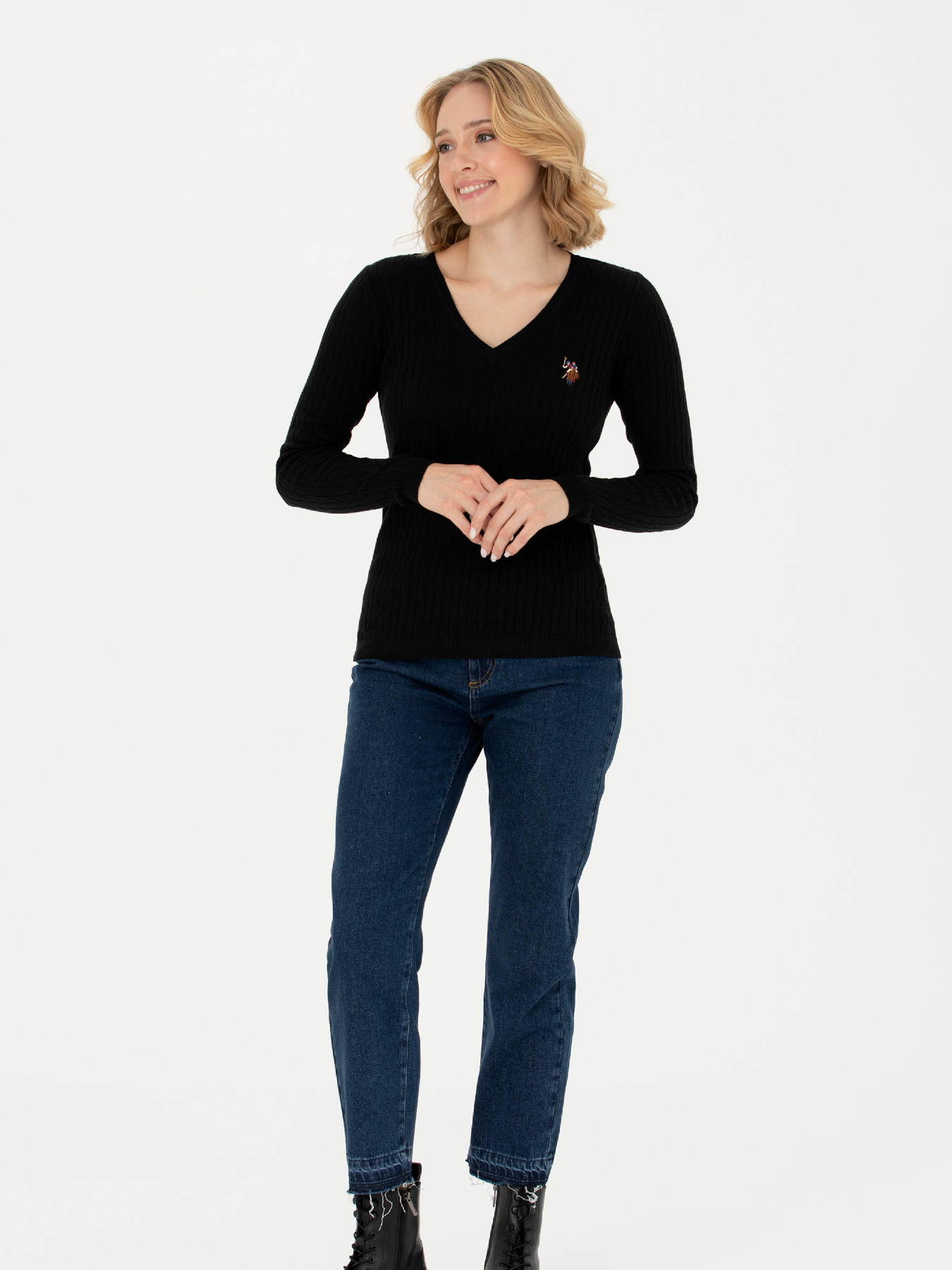 Джемпер US Polo модель G082SZ0TK.000.1629848.VR046 Фото