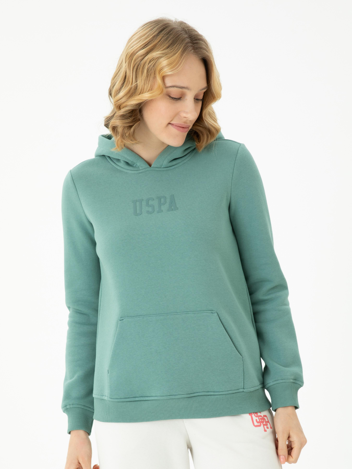 Худи US Polo модель G082SZ082.000.1675598.VR090 Фото